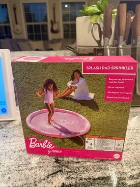 Barbie Pink and White Splash Pad Sprinkler